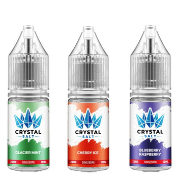 Crystal Salt 10ml Nic Salts E-Liquid - Pack of 5