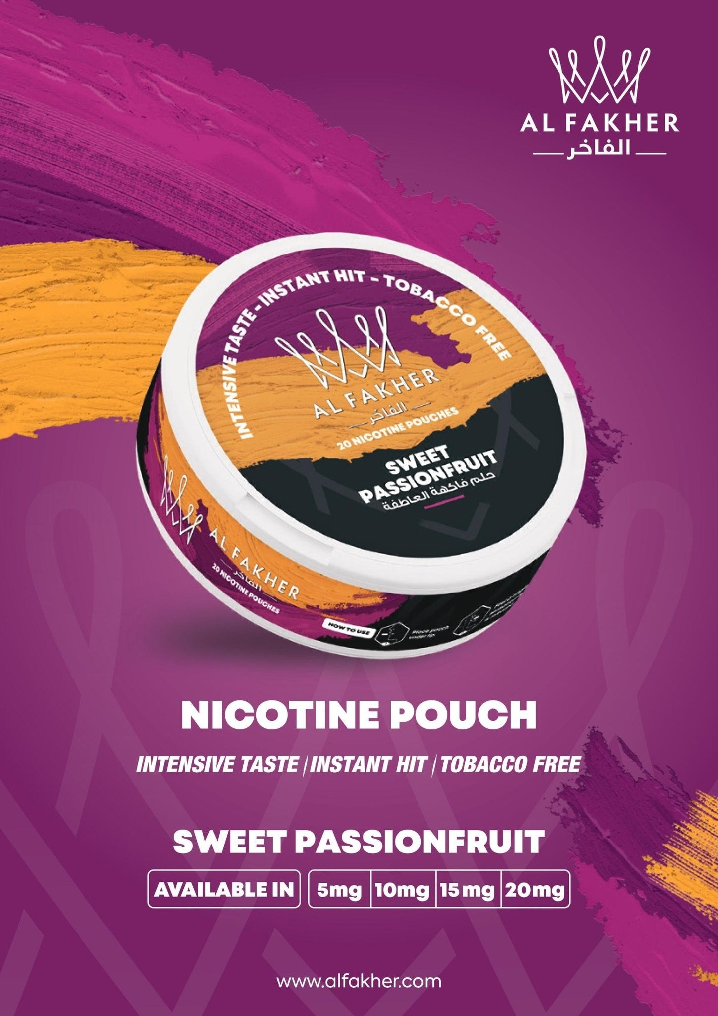 Al Fakher Nicopods Nicotine Pouches - Pack of 10