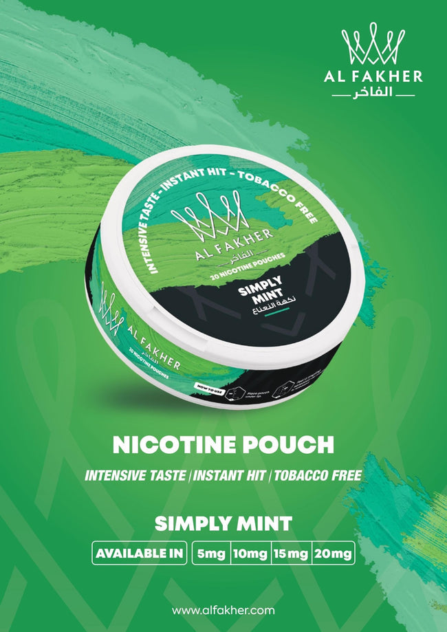 Al Fakher Nicopods Nicotine Pouches - Pack of 10