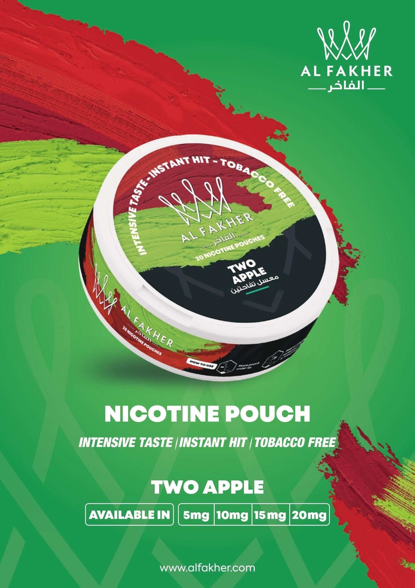 Al Fakher Nicopods Nicotine Pouches - Pack of 10