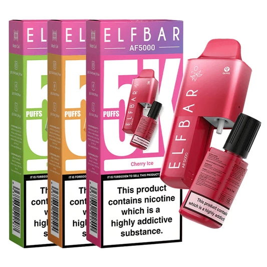 Elfbar AF5000 Puffs Disposable Vape Device - Box Of 5