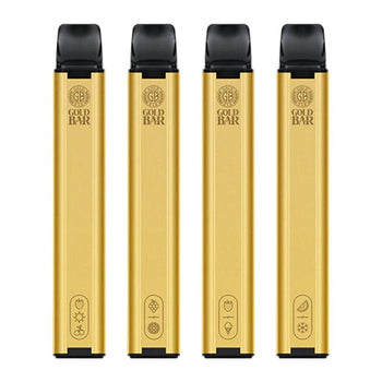 Gold Bar 600 Disposable Vape Box Of 10 - 20mg