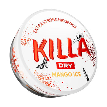 Killa Dry Nicotine Pouches - Mango Ice - 9.6mg - Box Of 10